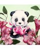WD2341 Panda and Flowers