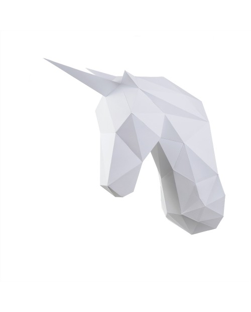 Wizardi 3D Papercraft Kit Unicorn PP-1EDS-WHT