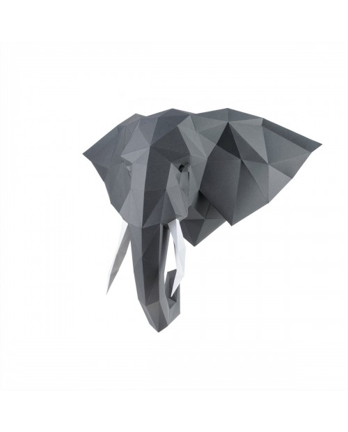 Wizardi 3D Papercraft Kit Elephant PP-1SLV-GRA