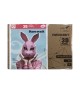 Wizardi 3D Papercraft Kit Hare Mask Pink PP-3ZAY-PIN
