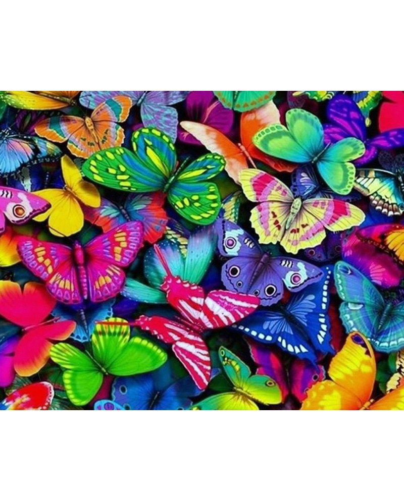 Разноцветные Бабочки WD057